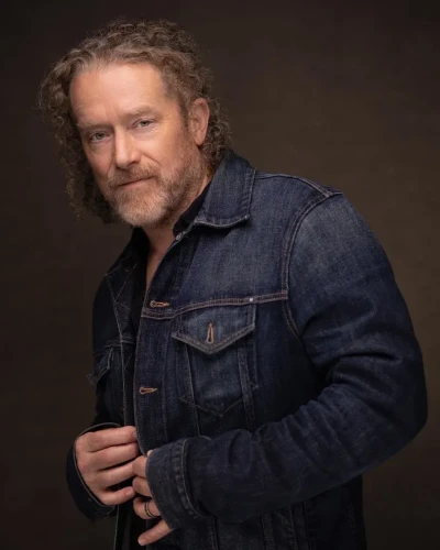 Lifestyle photo of a man in a jean jacket