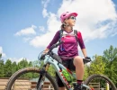Brand photo of somone on a bicycle 
