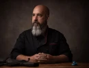 Professional Headshot of chef posing in the studio