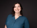 Professional Headshot of woman posing in the studio